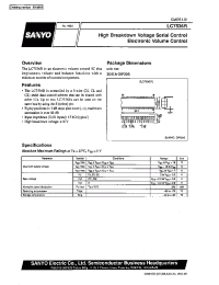 Datasheet LC7536R manufacturer Sanyo