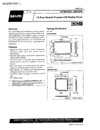 Datasheet LC75873NE manufacturer Sanyo