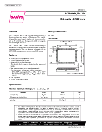 Datasheet LC7940YD manufacturer Sanyo