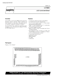 Datasheet LC7986C manufacturer Sanyo