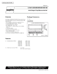 Datasheet LC864112B manufacturer Sanyo