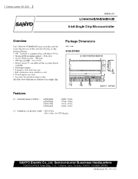 Datasheet LC864140B manufacturer Sanyo