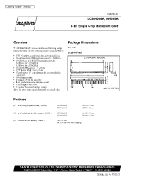 Datasheet LC864265A manufacturer Sanyo