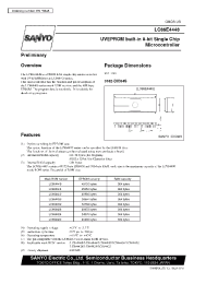Datasheet LC864428 manufacturer Sanyo