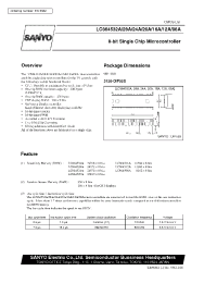 Datasheet LC864508A manufacturer Sanyo