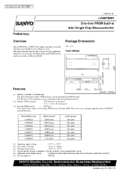 Datasheet LC864516 manufacturer Sanyo