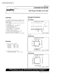 Datasheet LC865008B manufacturer Sanyo