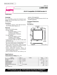 Datasheet LC895196K manufacturer Sanyo