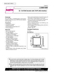 Datasheet LC895199K manufacturer Sanyo
