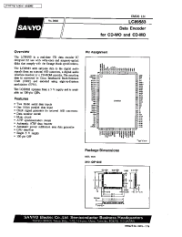Datasheet LC89583 manufacturer Sanyo