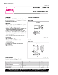 Datasheet LC89962 manufacturer Sanyo