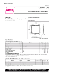 Datasheet LC99063-LF2 manufacturer Sanyo