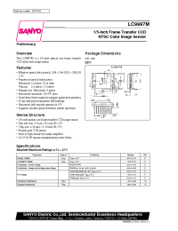 Datasheet LC9997M manufacturer Sanyo