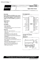 Datasheet LM8560B manufacturer Sanyo