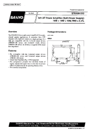 Datasheet STK400-310 manufacturer Sanyo