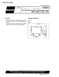 Datasheet STK4201II manufacturer Sanyo