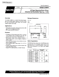 Datasheet STK6712BMK4 manufacturer Sanyo