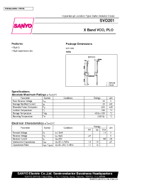 Datasheet SVD201 manufacturer Sanyo