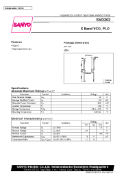 Datasheet SVD202 manufacturer Sanyo
