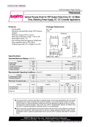 Datasheet TND303 manufacturer Sanyo