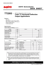 Datasheet TT2202 manufacturer Sanyo