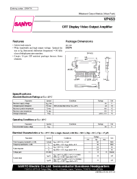 Datasheet VP453 manufacturer Sanyo
