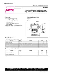 Datasheet VP513 manufacturer Sanyo