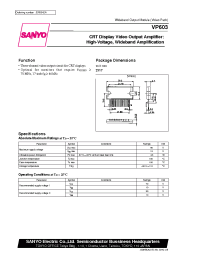 Datasheet VP603 manufacturer Sanyo