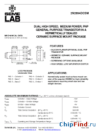 Datasheet 2N2894DCSM manufacturer SemeLAB