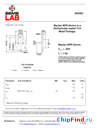 Datasheet BDW51A manufacturer SemeLAB
