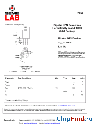 Datasheet BFX84 manufacturer SemeLAB