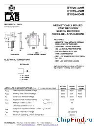 Datasheet BYV29-400M manufacturer SemeLAB