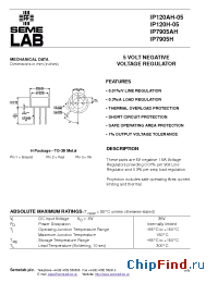 Datasheet IP120H-05-8QR-B manufacturer SemeLAB