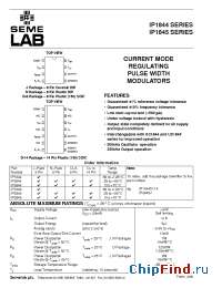 Datasheet IP1844J-883B manufacturer SemeLAB