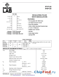 Datasheet IP1P125J-883B manufacturer SemeLAB