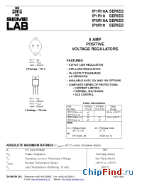Datasheet IP1R1805-V manufacturer SemeLAB