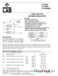 Datasheet LT1085GMD manufacturer SemeLAB