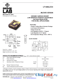 Datasheet LT1085LCC4-8QR-B manufacturer SemeLAB