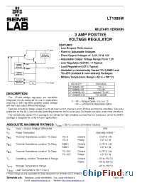 Datasheet LT1085M manufacturer SemeLAB