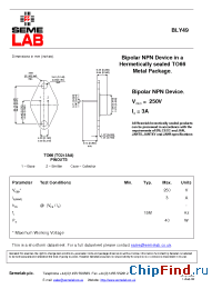 Datasheet SF_BLY49 manufacturer SemeLAB