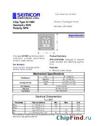 Datasheet 2C1893 manufacturer Semicoa