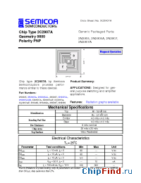 Datasheet 2C2907A manufacturer Semicoa