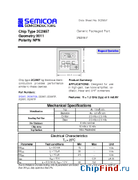 Datasheet 2N2857UB manufacturer Semicoa