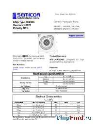 Datasheet 2N3811 manufacturer Semicoa