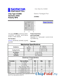 Datasheet 2N3960 manufacturer Semicoa