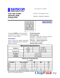 Datasheet 2N4957UB manufacturer Semicoa