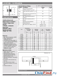 Datasheet 1.5KE200 manufacturer Semikron