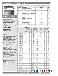 Datasheet 1.5SMCJ100 manufacturer Semikron