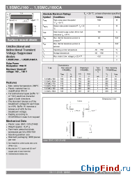 Datasheet 1.5SMCJ160 manufacturer Semikron
