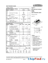 Datasheet 803GD061-3DU manufacturer Semikron